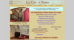 Desktop Screenshot of cave-a-poemes.org