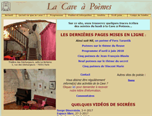 Tablet Screenshot of cave-a-poemes.org